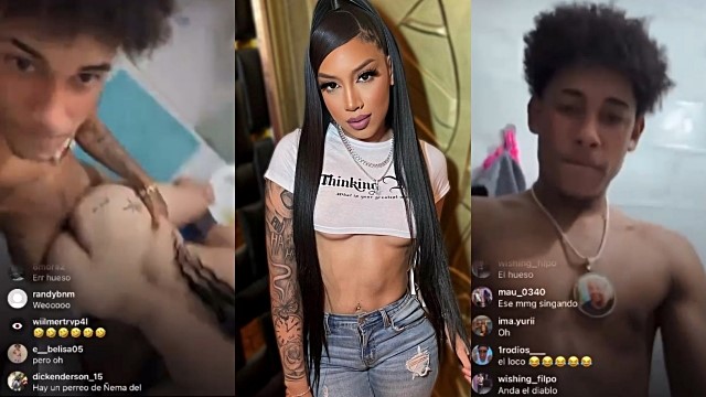 Allxporno Ex de Shupamela cantando en Live de Instagram