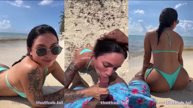 Allxporno Karol Rosado Mamando Guevo en la Playa
