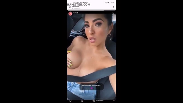 Allxporno Karla Bustillos de puta en el carro para sus fans