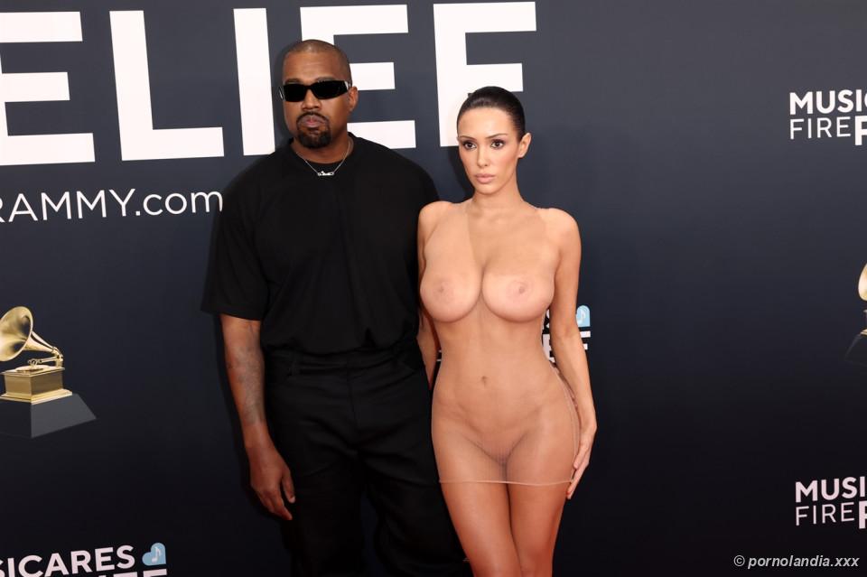 Bianca Censori desnuda en Grammy con vestido transparente - Foto 246398