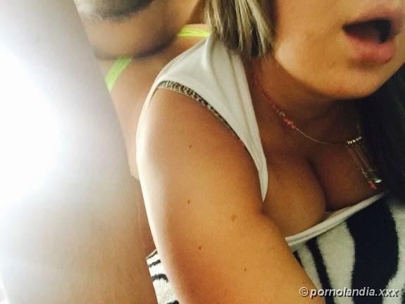 Rubia le encanta tomar selfies en el momento del sexo - Foto 124970