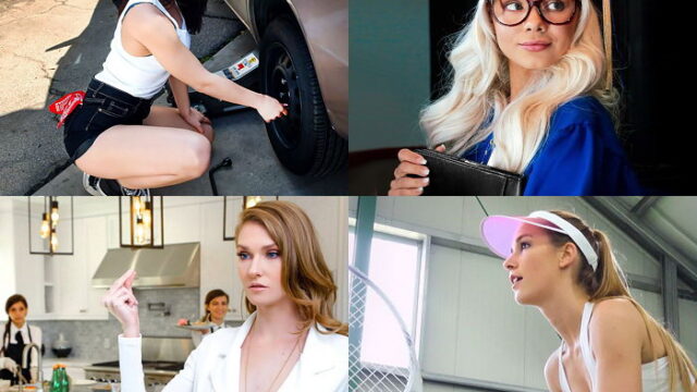 Hermosa rubia que trabaja en la clínica de un dentista está follada maravillosamente