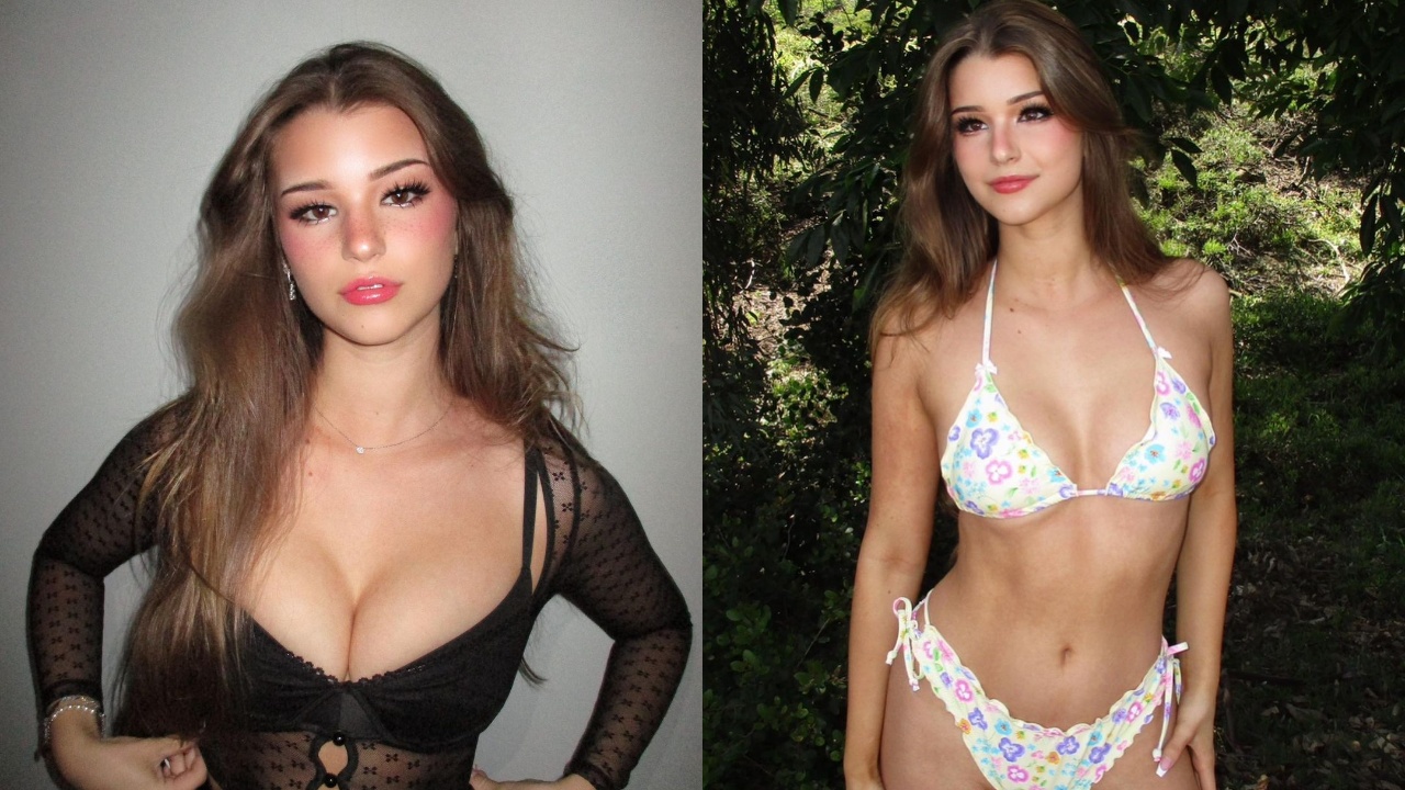 videos de Brooke Monk Sexy Tiktok Teen Dancing Bikini Fotos y video en Allporno