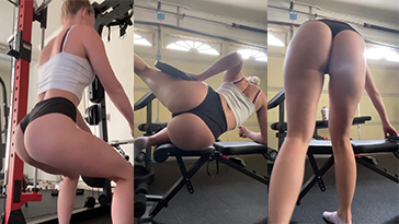 videos de STPEACH AS AS Gym Gym Entrenamiento Carretefriends Thicc Booty Video en Allporno