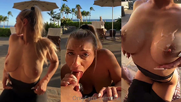 videos de TherealBrittfit Public BlowJob Cum on tetas Video filtrado en Allporno