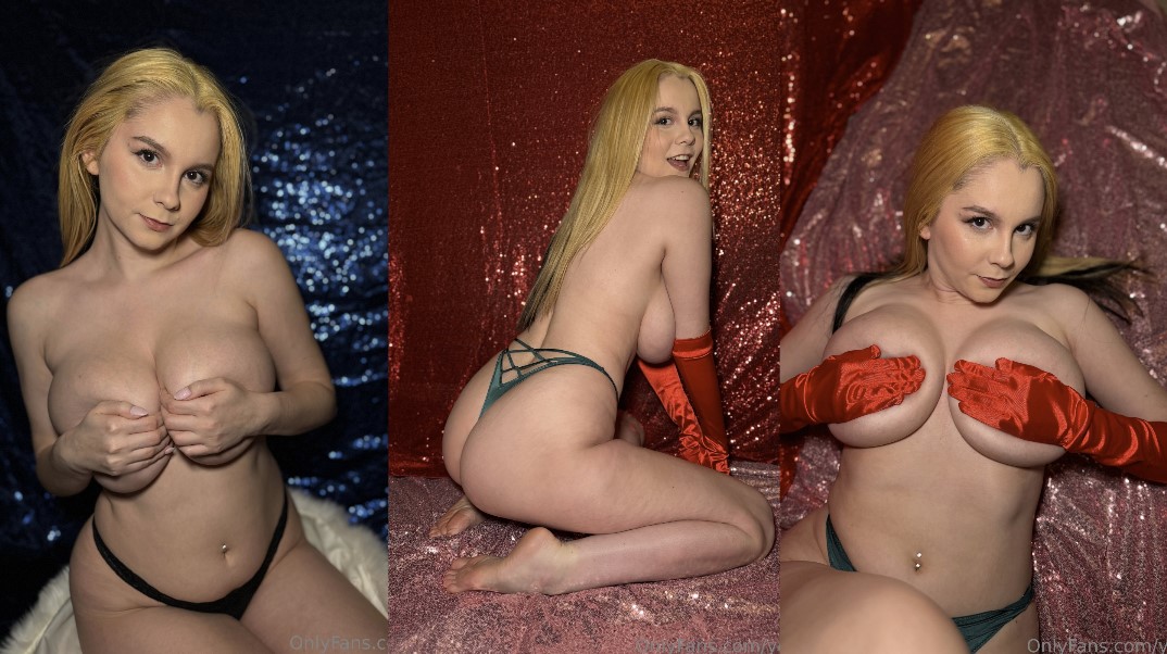 videos de YELLZ0 Fotos de la manejo de lencería navideña en topless en Allporno