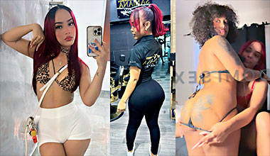 Ex bailarina de Santana Barber Shop La Roja en sexos lesbico