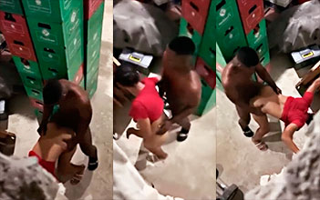 Dominicana Infiel singando con el delivery de su colmado