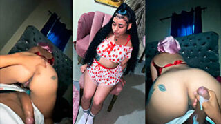 Dominicana singando muy bien hasta sacarle toda su leche