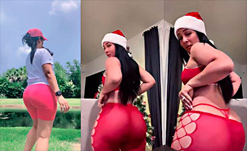 Dominicana bebe Yafri les desea una buena Navidad