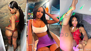 Morenita Chocolate Asly Lozano haciendose tremenda paja