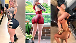 Una lesbiana le mama el culo muy rico a Veronica Obando
