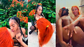 La puta lesbiana Blue devorando a una zorrita de 18 años