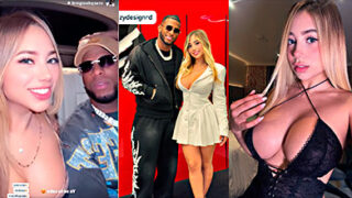 La novia de The Crazy Design haciendose una rica paja