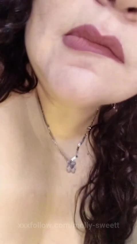 My sweet lips on your cock !! Protagonizado por molly-sweett