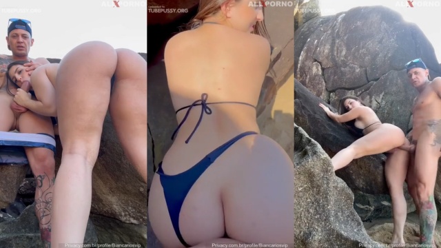 Bianca Ríos follando en la playa