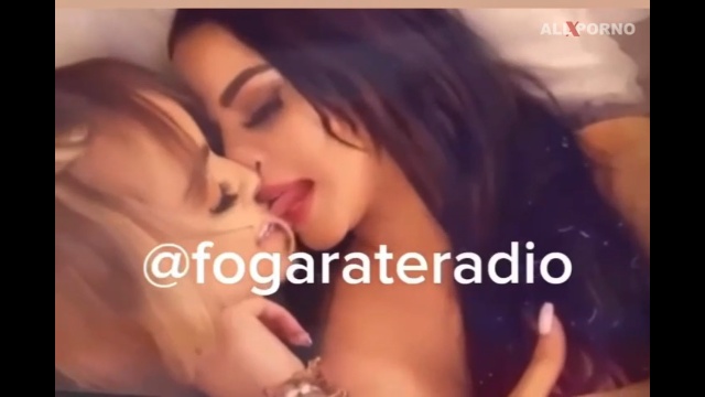 Vitaly Sánchez y Jenn Quezada Besándose