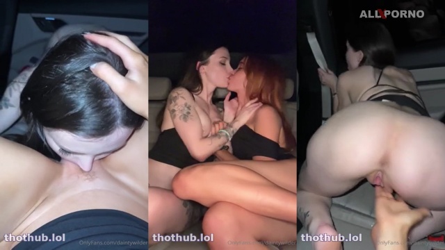 Zoey Luna y Dainty Wilder Lesbian Sexo en el coche